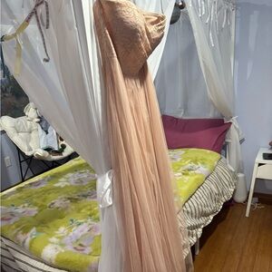 Anthropologie Jenny Yoo collection blush pink bridesmaid dress